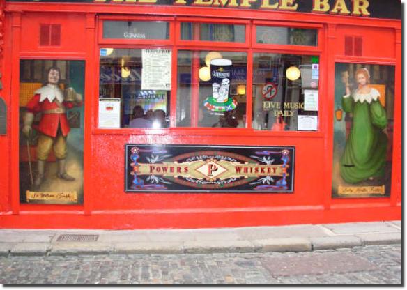 pub frontage facade dublin temple bar