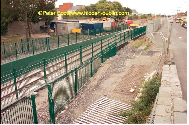 dublin fatima mansions luas construction railings