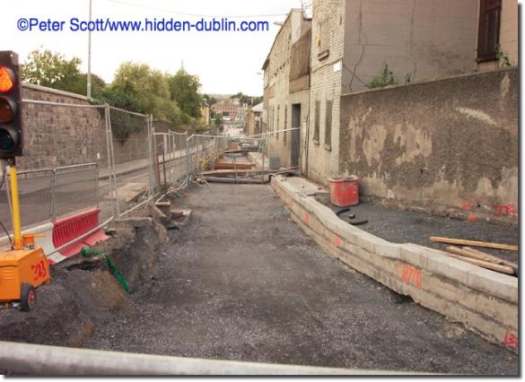 steevens lane dublin luas track construction built 2001