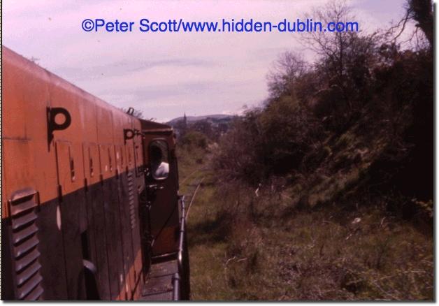 picture from cab of cie diesel locomotive