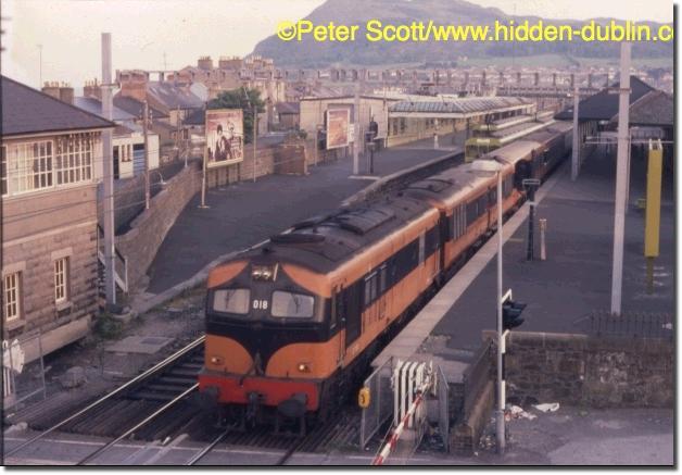 brey county wicklow 1987 irish rail station dart ohle