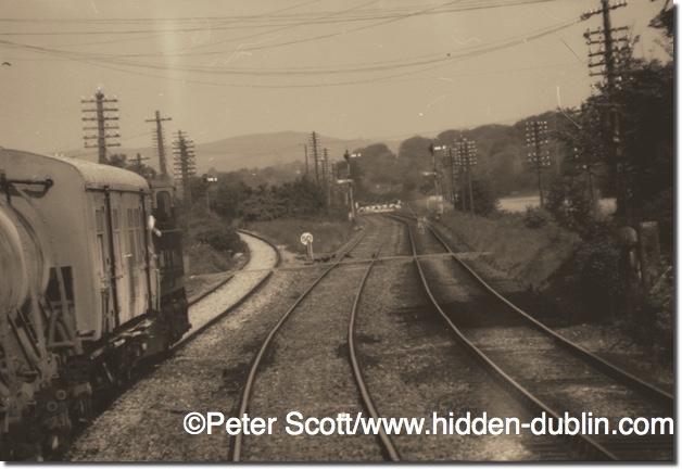 Irish rail weedspray train, suirbridge junction divergence, no.159