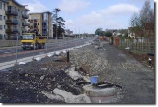 ballyogan road luas preparatory track scheme