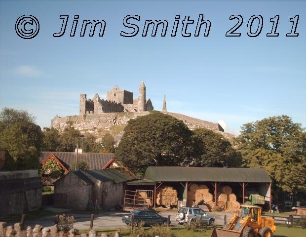 rock of cashel, toyota car, haylage