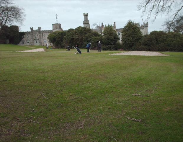 Cabra Castle golf bunker